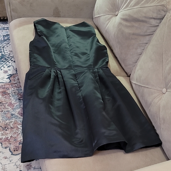 CeCe Black Mini Dress with Red Floral Design - Picture 4 of 4